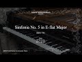 J.S. Bach: Sinfonia (Three Part Invention) No  5 in E-flat Major BWV 791 (Piano)