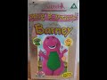 Opening Closing To Sing And Dance With Barney UK VHS 2000 Version 2