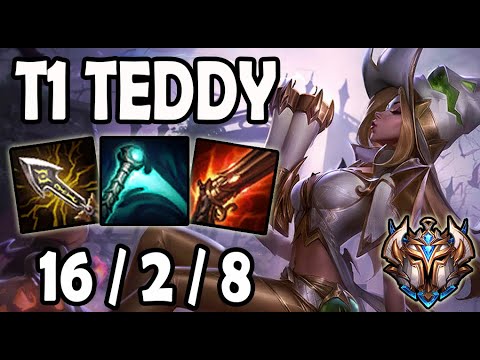 T1 Teddy MISS FORTUNE vs KALISTA [ ADC ] Lol Challenger Korea