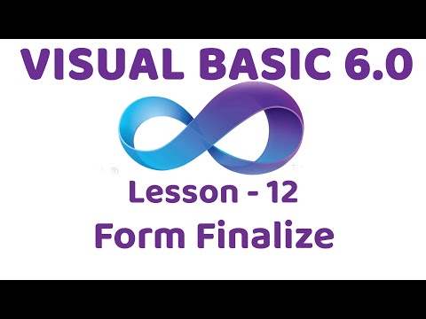 Visual Basic 6 0 Form Finalize
