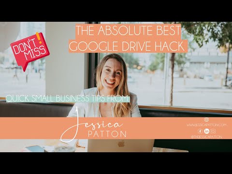 The ABSOLUTE BEST Google drive hack for your business! (You'll thank me later 😉 )