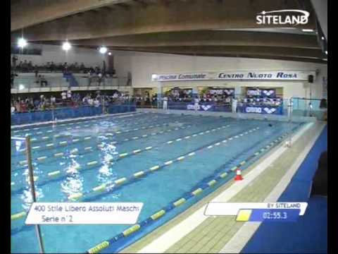 Serie 2 dei 400 Stile Libero  Assoluti Maschi Agonisti -  Meeting di Halloween 8  Trofeo citta' di