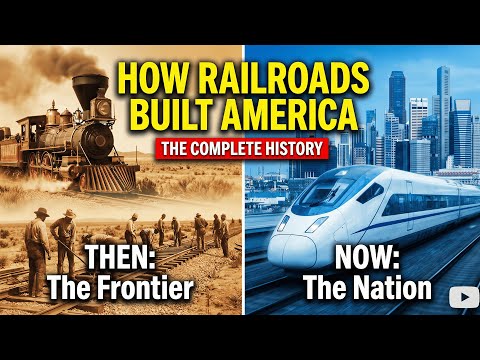 How Railroads Built America - The Complete History of America’s Trains