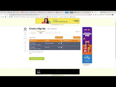 Create a SignUp Genius for Parent Teacher Conferences
