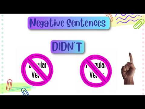 Negative Sentences in Simple Past