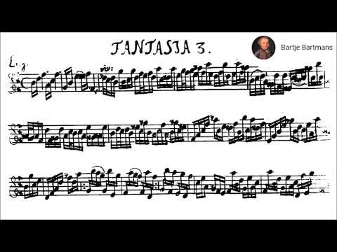 Georg Philipp Telemann - From: 12 Fantasias (1733) {Frans Brüggen}