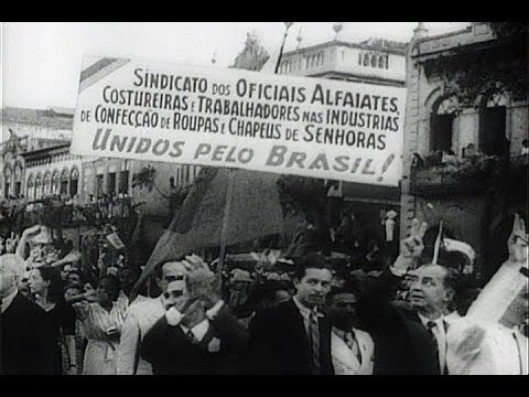 HD Historic Archival Stock Footage WWII - Brazil Stands With America In War Effort 1942