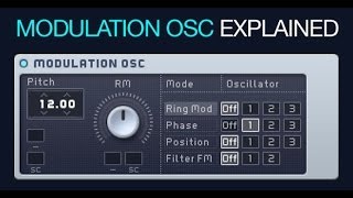 NI Massive - The Modulation OSC - How To Tutorial
