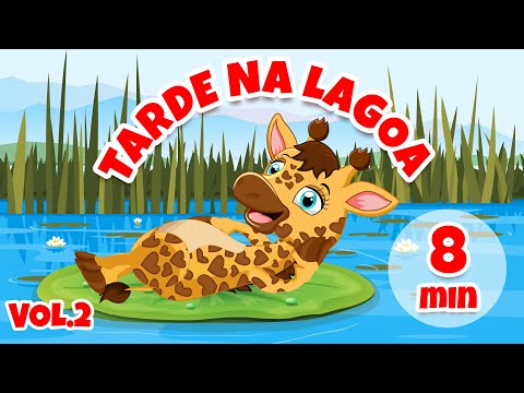 Tarde na Lagoa Vol.2 - Giramille 8 min | Desenho Animado Musical