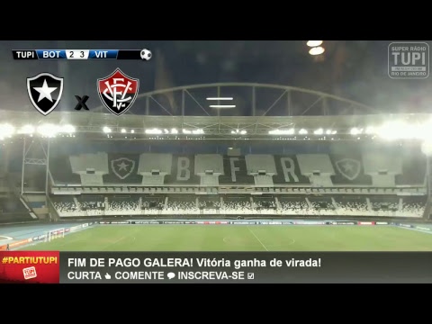 Botafogo 2 x 3 Vitória - 26ª Rodada - Brasileirão - 01/10/2017 - AO VIVO
