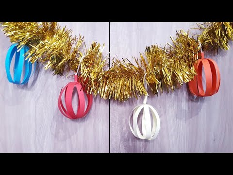 Bola de Natal em Papel - 😍  - Atividade de Natal para Educação Infantil - Enfeite de Natal em Papel!