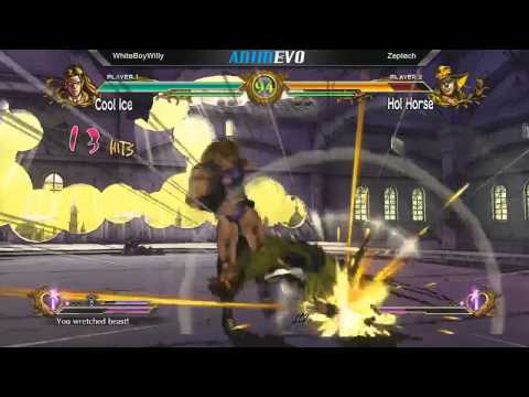 EVO2014 "AnimEVO" JojoASB - Top4:03 (Losers Finals) WhiteBoyWilly (Ice) VS Zeptech (Hol Horse)