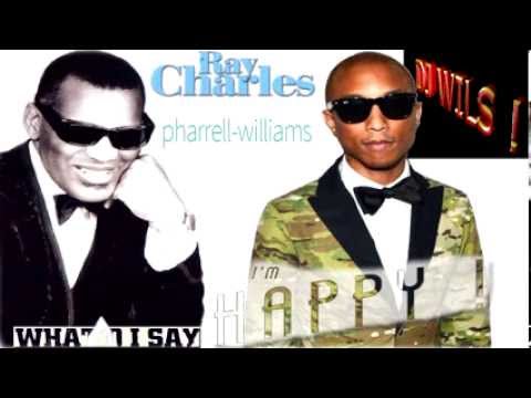 PHARRELL WILLIAMS VS RAY CHARLES    What'd i say i'm happy DJ WILS ! remix