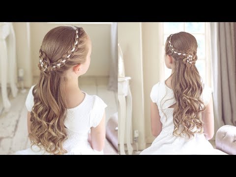 Flower Girl/Holy Communion Style by sweetHearts Hair