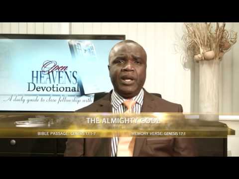 Open Heavens Reflections  19 June 2016 - The Almighty God