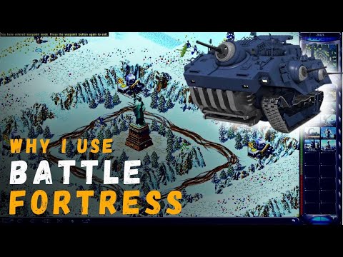 Red Alert 2 - This Is Why I Use Battle Fortress - 4 Brutal Player Map - Yuri's Revenge