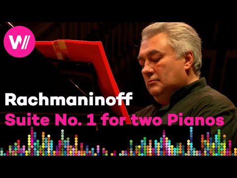 Rudenko & Lugansky perform Rachmaninoff's Suite No. 1 for two Pianos (Fantasy)
