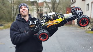 Der bisher LAUTESTE und GRÖßTE VERBRENNER mit ECHTEN 2 TAKT MOTOR! (Rofun Baja 1/5)