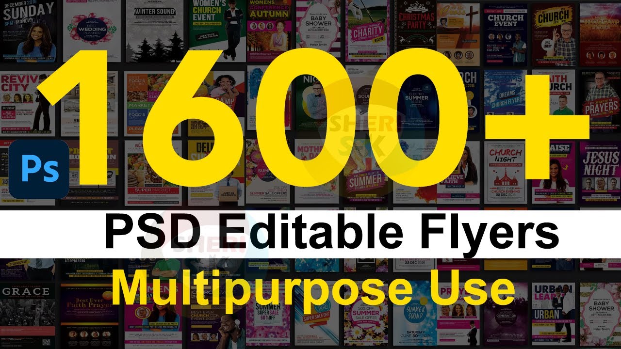 1600+ Editable Flyers Multipurpose Designs Download In PSD Files Sheri SK