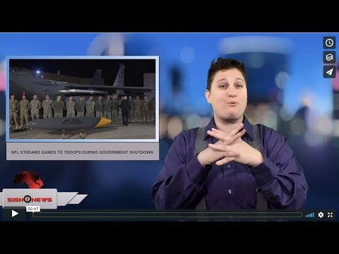 NFL streams games to troops during government shutdown (ASL 1.21.18)