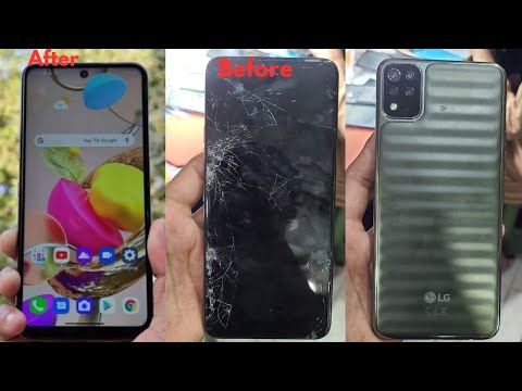 How to Restore LG K42 Cracked Screen Restoration | LGK42 Broken Panel Change | Lg   Panel Change
