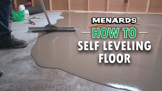 How To Level a Floor | DIY TIPS for Beginners | Menards