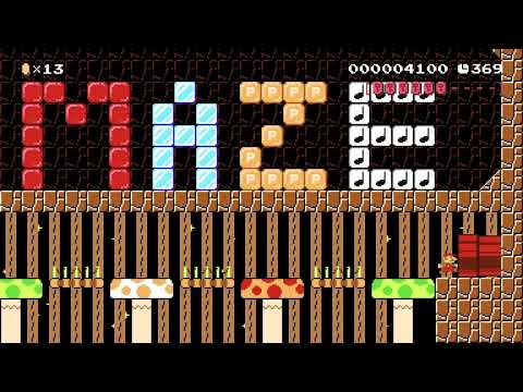 Super Mario Maker 2 - ★ミニゲームミックス3/Mini Game Mix★ by ひなみ  Hinami COURSE ID: 6M2-TQR-11H