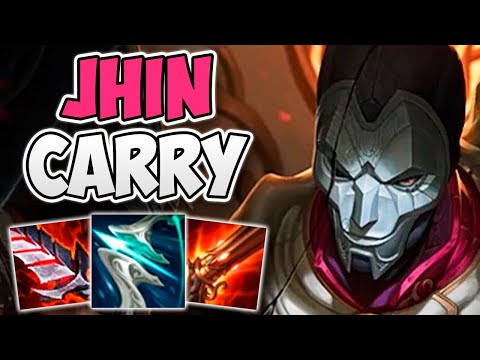 INSANE CHALLENGER JHIN SOLO CARRY GAMEPLAY | CHALLENGER ADC JHIN GAMEPLAY | Patch 11.21 S11