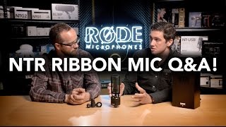 Video thumbnail for RØDE NTR Active Studio Ribbon Mic Q&A by SourceDistributionTV