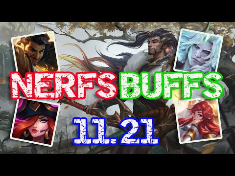 Patch 11.21 Preview: New Buffs and Nerfs - League of Legends