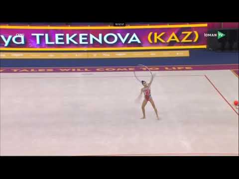 TLEKENOVA Adilya Hoop Qualification World Championships Baku 2019
