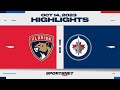 NHL Highlights | Panthers vs. Jets - October 14, 2023