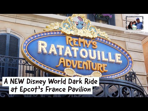 Remy's Ratatouille Adventure DARK RIDE at Disney World in Epcot's France Pavilion