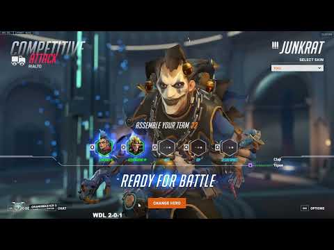 Overwatch 2 Junkrat God Aquamarine Showing His Gameplay Skills -Top Ranked-