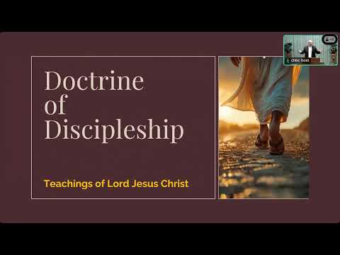 Doctrine of Discipleship Dr C M Jacob