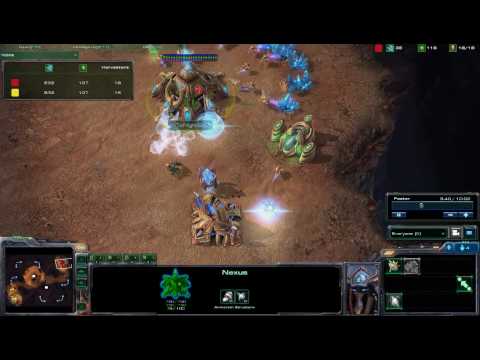 StarCraft 2 Lucifron (T) vs mTwNightEnD (P) on Blistering Sands