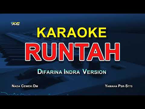 KARAOKE RUNTAH - DIFARINA INDRA FT ADELLA VERSION