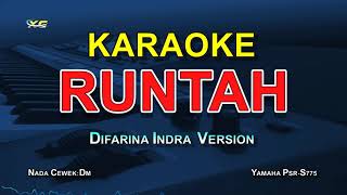 Download lagu KARAOKE RUNTAH DIFARINA INDRA FT ADELLA VERSION... mp3