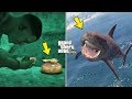 Playing As Megalodon Shark In GTA 5 Golden Peyote Location