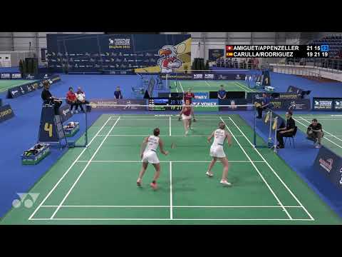 Match point - Amiguet / Appenzeller vs Carulla / Rodriguez - WD, SF - EJC 2022
