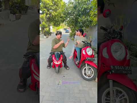 RAISHA,DIRA SAMA A RENO BALAPAN MOTOR #shorts