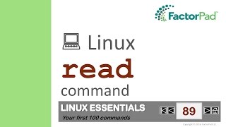 Linux read command summary with examples