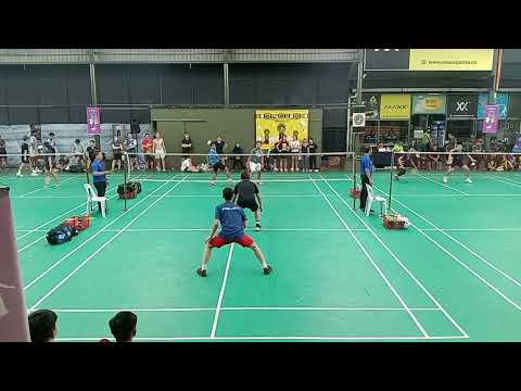 Badminton QF LSJ Men's Double SemiPro - Lau Yi Sheng / Tan Khim Lim Vs Aliff Hakimi / Farid Naslim