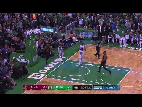 Without commentary - LeBron's game 7 layup vs the Celtics