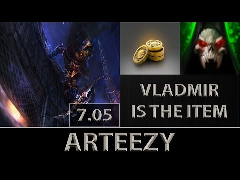 Arteezy [PA] Fast Farm ► Vladmir Is The Item ► Dota 2 [7.05]