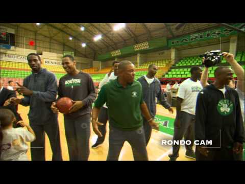 Rajon Rondo shows his Skills as a Cameraman