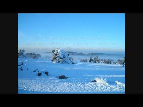 Winter Landscape with Inspirational Words Part 1 - Music from Yoga Sunset Chill Vol. 3