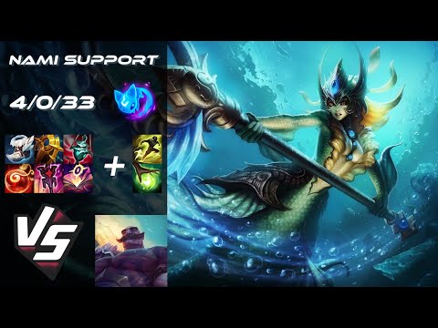 SUPPORT Nami vs Braum - EU Grandmaster Patch 25.S2.3