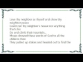 Johnny Cash - The Ten Commandments Lyrics