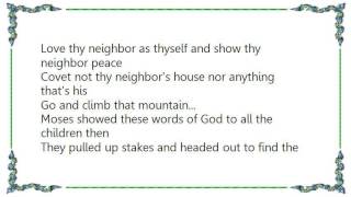 Johnny Cash - The Ten Commandments Lyrics
